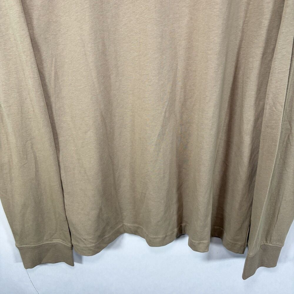 Hurley Lightweight T Shirt Hoodie Mens Size Large Beige Tan Floral Pullover NWT - Picture 12 of 12